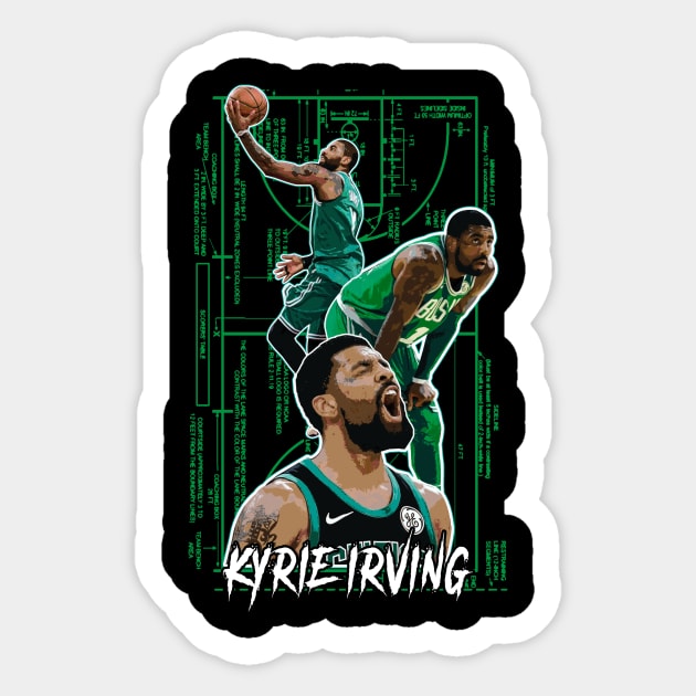 kyrie irving Sticker by 10thstreet